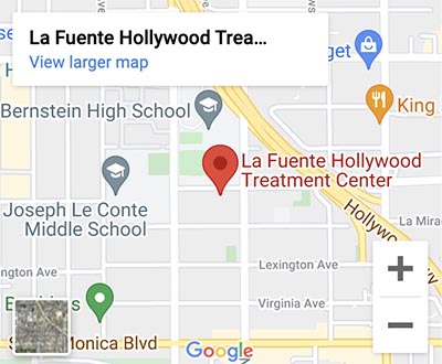 La Fuente Hollywood Map