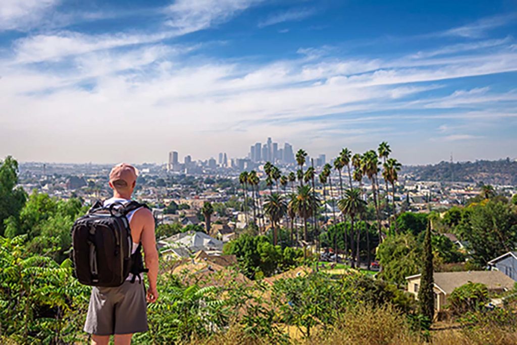 a man looks across the horizon as he considers an lgbtq alcohol addiction rehab center in hollywood california